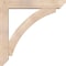 Ekena Millwork Thorton Slat Smooth Bracket w/ Offset Brace, Douglas Fir, 7 1/2"W x 44"D x 44"H BKT0806X44X44THR06SDF - alternate 3